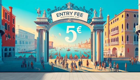 Venecia Comienza a Cobrar 5 Euros de Entrada el 25 de Abril